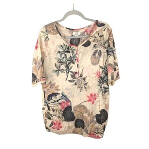 Holly Bracken Medium blouse island print